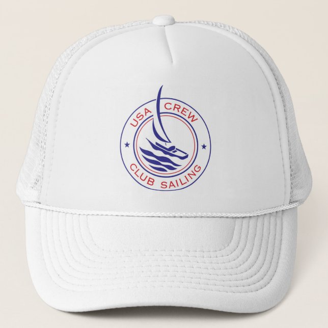 Circle Patch_USA Crew Club Sailing hat (Front)
