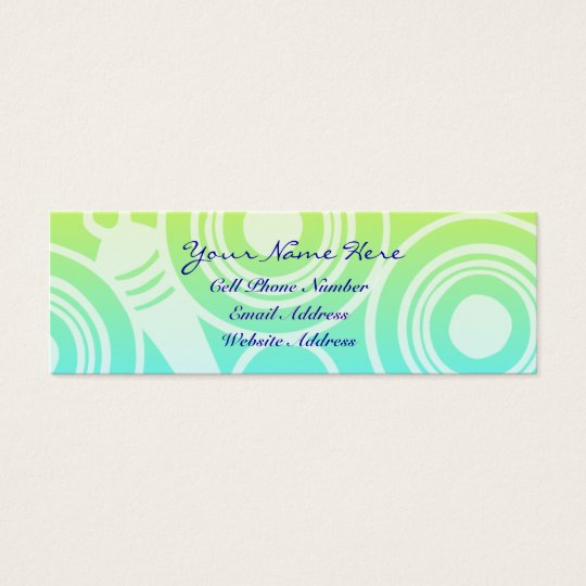 Circle Pattern Geometric Profile And Business Card