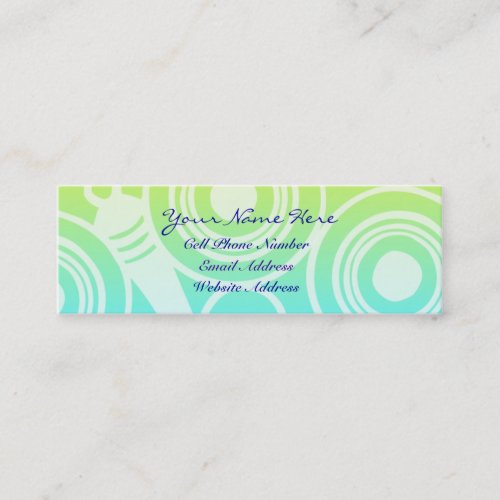 Circle Pattern Geometric Profile And Business Card