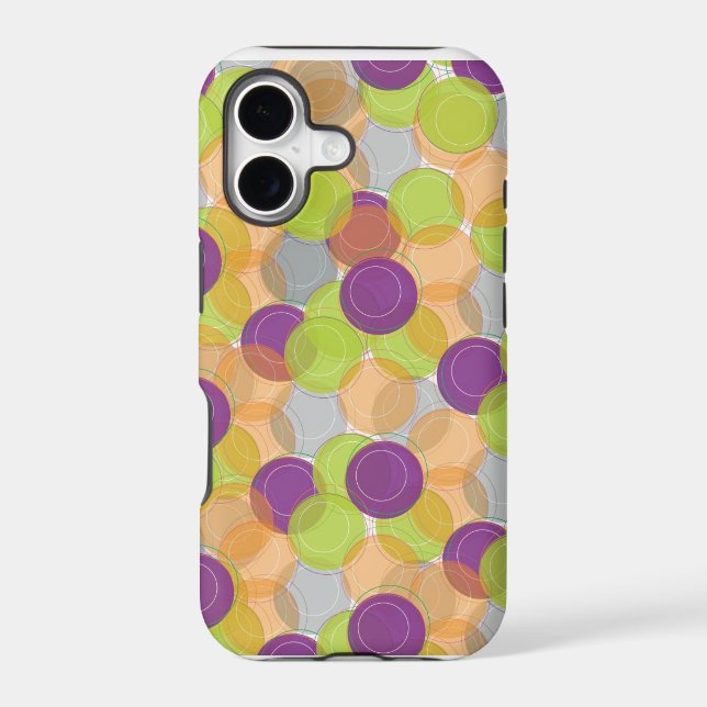 circle pattern iphone case (Back)