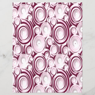 Circle Pattern Scrapbook Paper