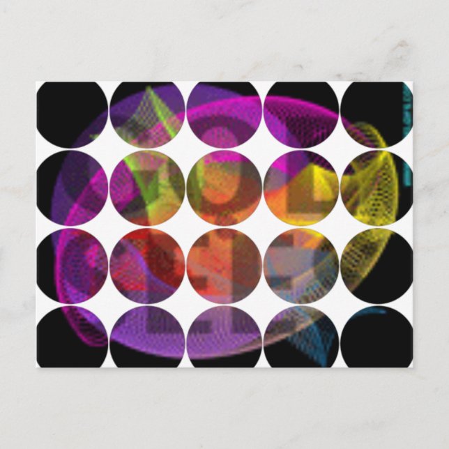 Circle Photo Postcard (Front)