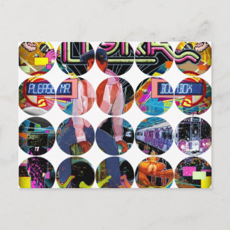 Circle Photo Postcard