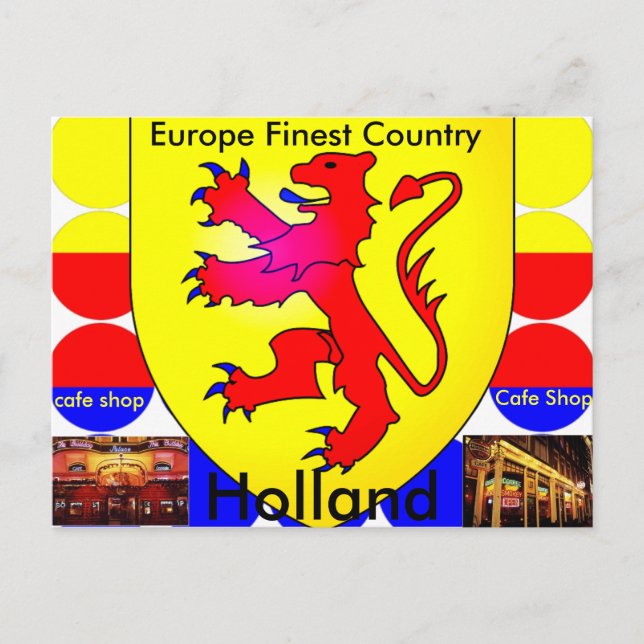 Circle Photo Postcard - holland  (Front)