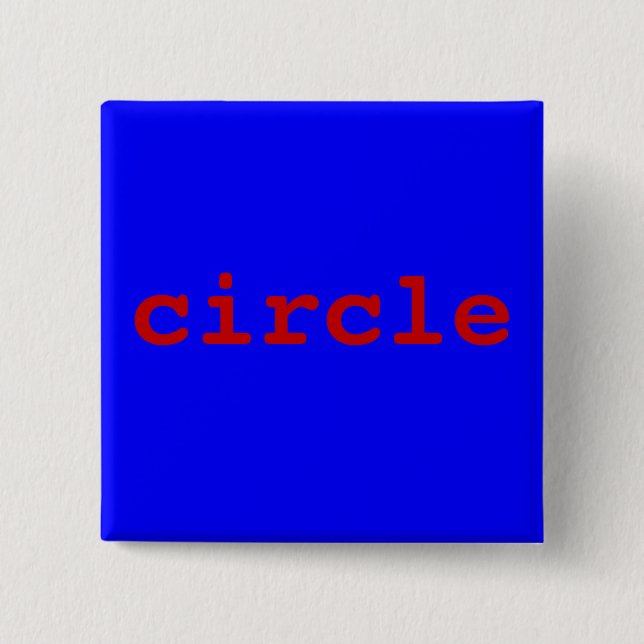 circle pinback button (Front)