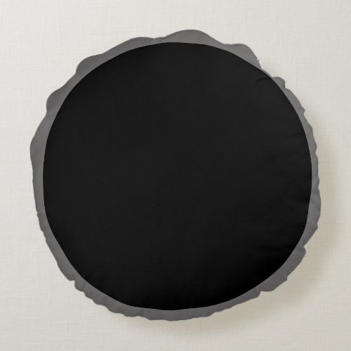 Circle Pop x Black Round Pillow