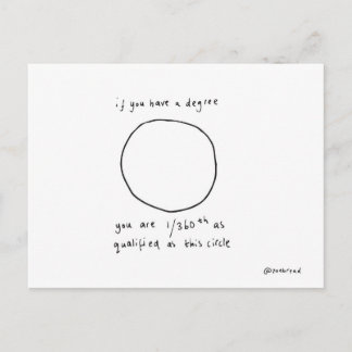 circle postcard