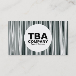 Circle - Silver Curtains 01 Business Card