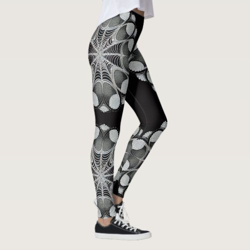 Circle Spider webs Leggings