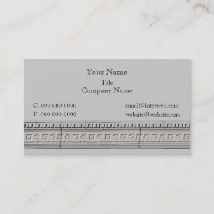 Circle Square Architectural Stone Custom Business  Card
