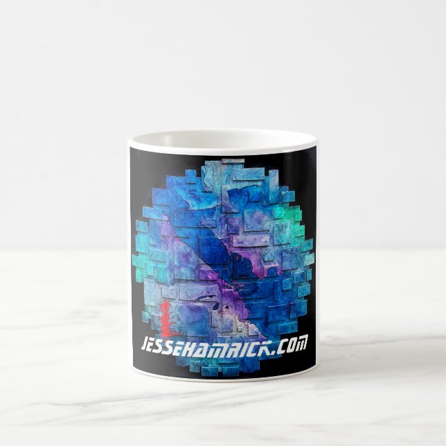 circle squared morph color morph mug  (Center)