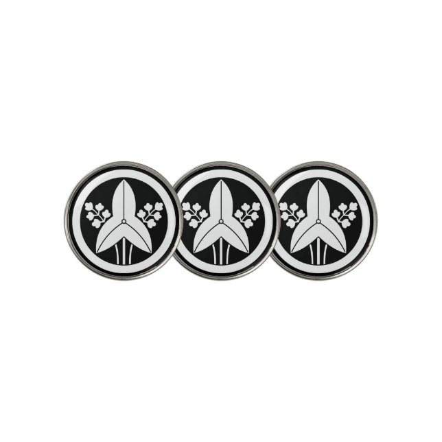 Circle Standing Omodaka Golf Ball Marker (3 Up)