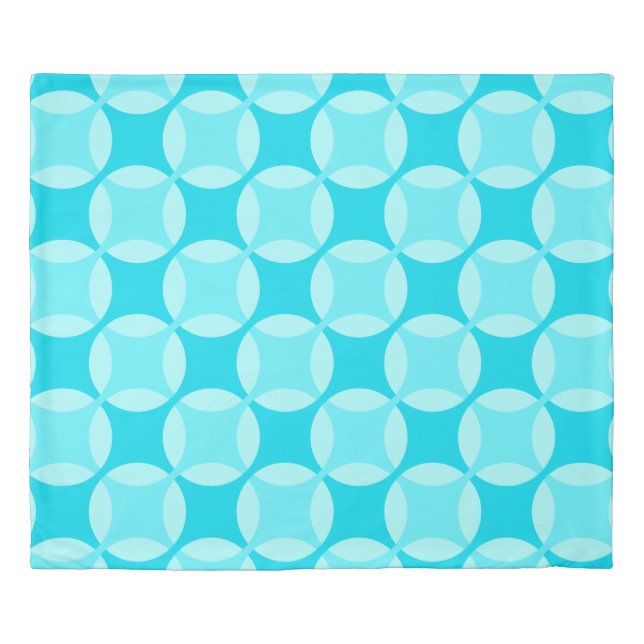 Circle Star Ice Pattern Duvet Cover (Front)