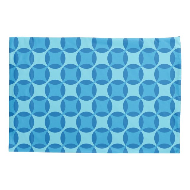 Circle Star Winter Pattern Pillowcase (Back-Left)