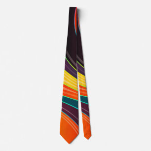 circle swirl abstract tie