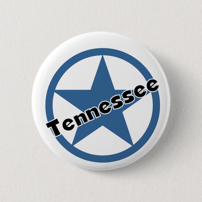 Circle Tennessee Pinback Button (Front)