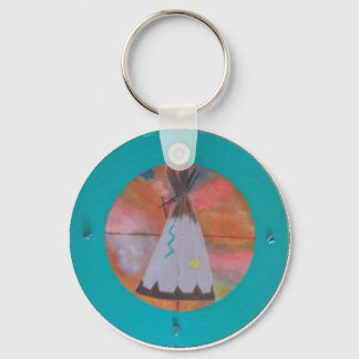 Circle Tepee Keychain