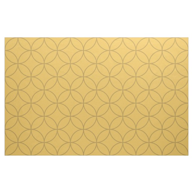 Circle Trans. Seamless Pattern black + your backg. Fabric (Fat Quarter)
