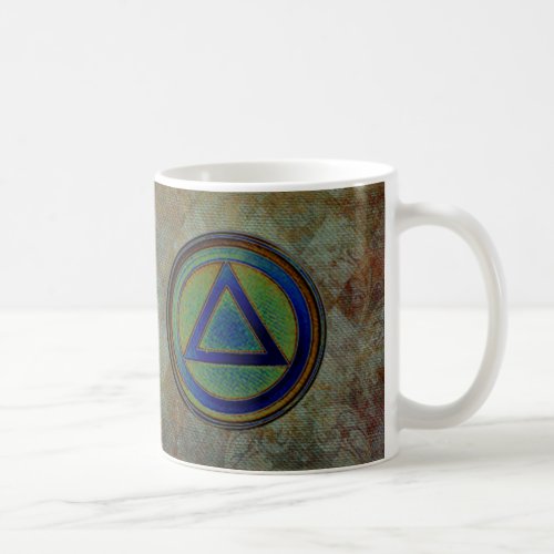 Circle Triangle Recovery Sobriety Coffee Cup Mug