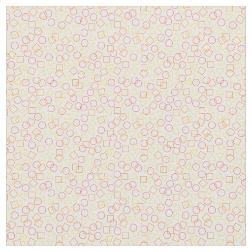 Circle Triangle Square Fabric