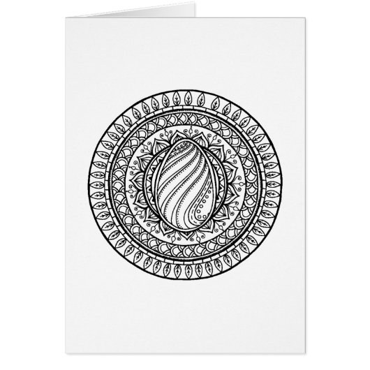 Circle Tribal Doodle Cards (Front)