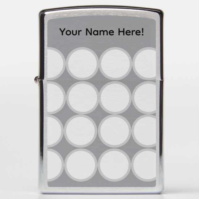 "Circle View" Zippo Lighter (Front)
