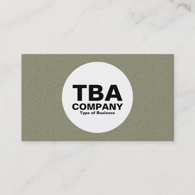 Circle - Wall Business Card (Front)