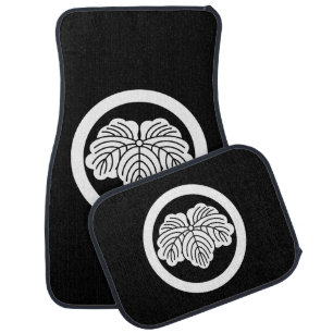 Circle Wisteria (Based on 'Various Family Crests S Car Floor Mat