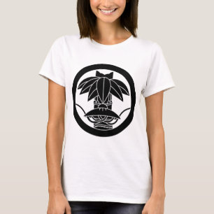 Circle with Alternating Cut Bamboo and Sasa with H T-Shirt