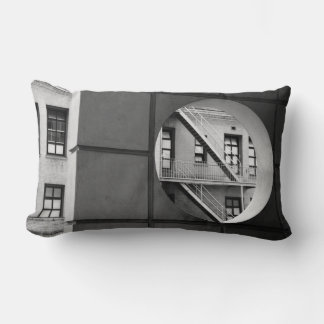 Circle With Fire Escape Lumbar Pillow