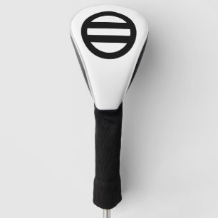 Circle with two hiki golf head cover