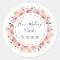 Circle Wreath Hand Home Custom Made Name Label