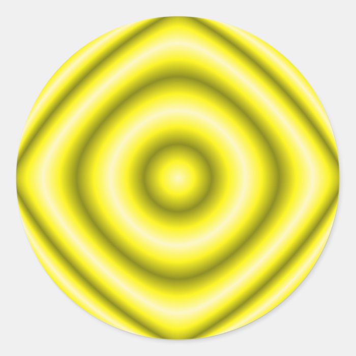circle yellow round stickers