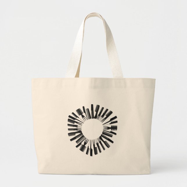 CircleCombs122410 Large Tote Bag (Front)