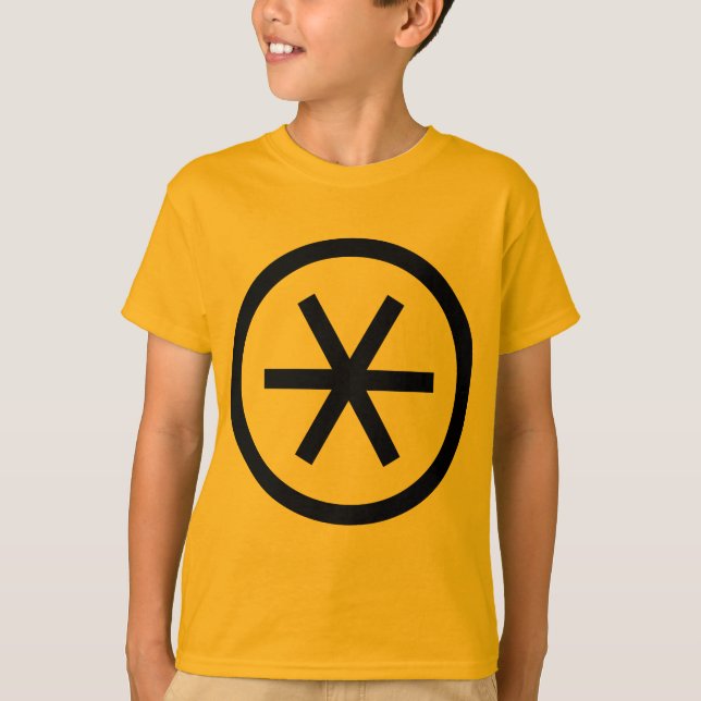 Circled Asterisk T-Shirt (Front)