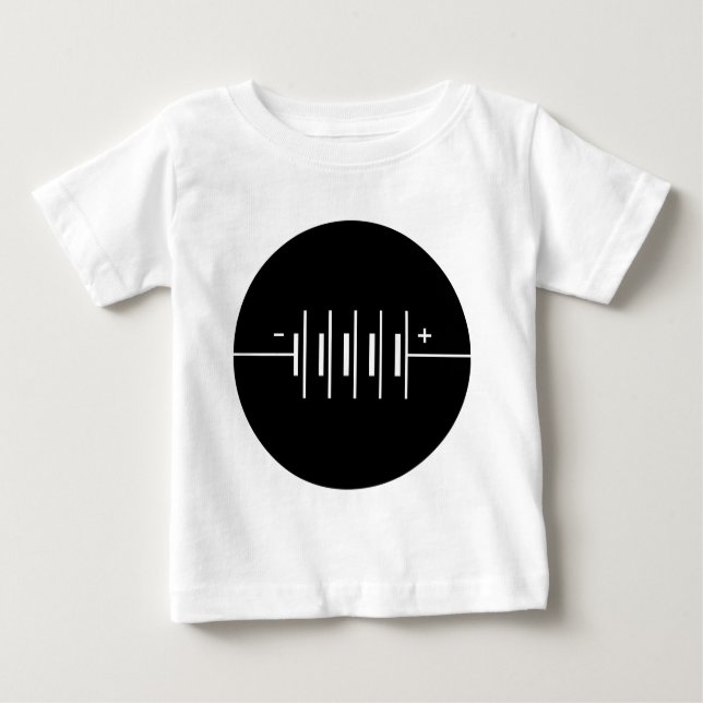 Circled Batteries Symbol Baby T-Shirt (Front)