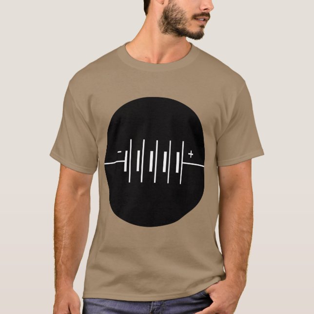 Circled Batteries Symbol T-Shirt (Front)