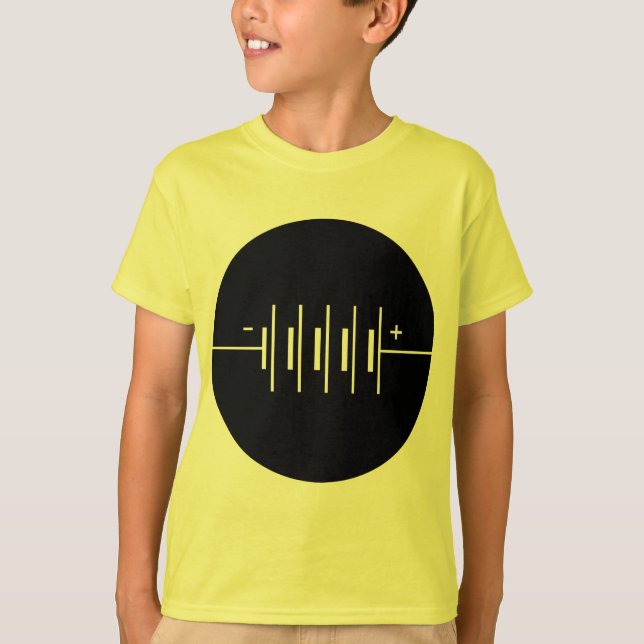 Circled Batteries Symbol T-Shirt (Front)