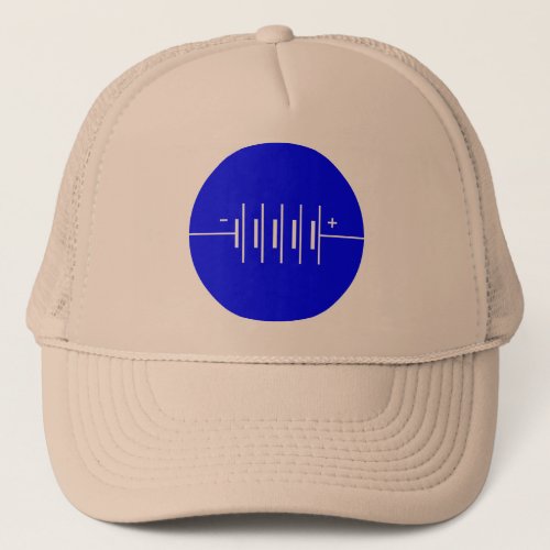 Circled Batteries Symbol Trucker Hat