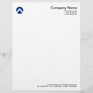 Circled Chevron - Navy Blue Letterhead
