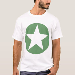 Circled Star - Army Green T-Shirt
