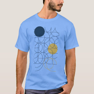 Circles And Circles Art Men's Dark T-Shirt