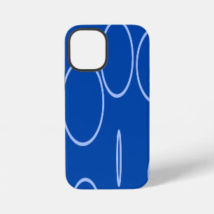 Circles and Loop on Blue Phone Case