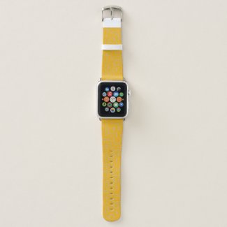 Circles and Loops Sherbert Orange Apple Watch Band