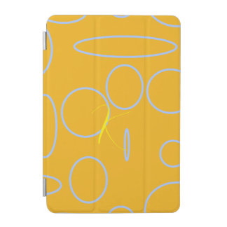 Circles and Loops Sherbert Orange Geometric iPad Mini Cover