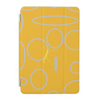  Circles and Loops Sherbert Orange Geometric iPad Mini Cover