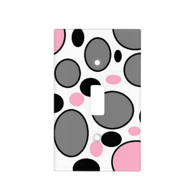 CIRCLES AND OVALS LIGHT SWITCH COVER (Front)