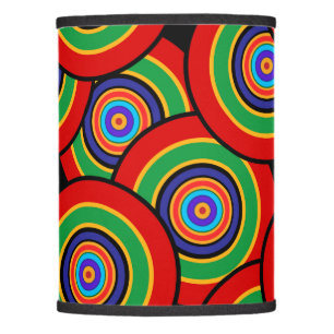 Circles and rings retro lamp shade