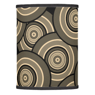 Circles and rings retro lamp shade