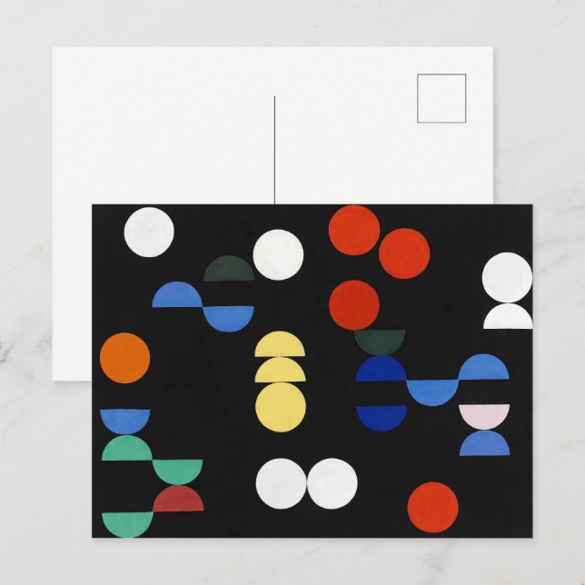 Circles and Semicircles | Sophie Taeuber-Arp | Postcard (Front/Back)